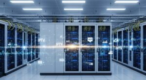 Infraestrutura de servidores IPTV em data center profissional