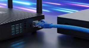 Soluções de hardware como cabos ethernet e routers para evitar travamentos nas listas iptv portugal actualizadas sportv.
